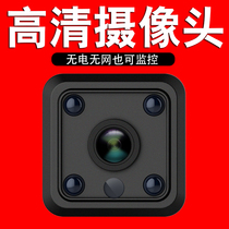 Wireless camera wifi network 360-degree panoramic connection mobile phone remote outdoor plug-in-free HD home monitoring