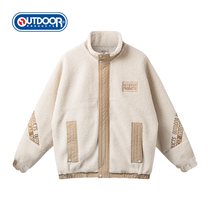 OD autumn and winter new ladies fashion casual Joker simple wind lamb fleece coat women size spring loose