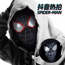 Shivering superfan Spider-Man headgear Eye Movable Helmet Mask Mask Adult Children Cos To Blame for Red Black