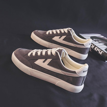 Huili mens shoes canvas shoes mens spring and autumn 2021 New Tide shoes mens autumn Leisure board shoes official flagship store