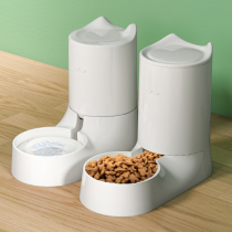 Cat bowl cat food basin dog bowl cat cat food automatic feeder drinking water basin double bowl rice bowl pet supplies