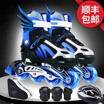 Skates Children Roller Skates Adjustable Size Size Boys and Girls Beginners Adult Professional Full Set