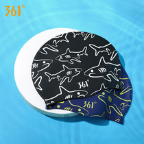 361 degree swimming cap 2021 new professional waterproof ear protection equipment silicone swimming cap women do not le head printing