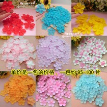 Simulation petals fake petals diy silk cloth petals hand throw petals plum blossom petals cherry blossom petals peach blossom petals