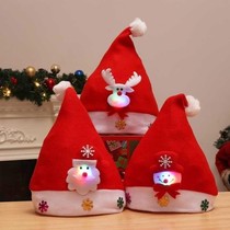 Christmas Caps Children Adults Cute Creative Christmas Hats Festive Events Decorated Kindergarten Christmas Caps Hair