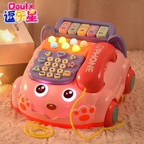 Childrens telephone toy baby boy puzzle early school multi-function girl 1 A 2