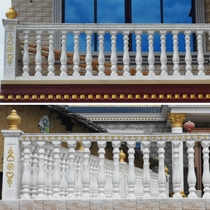 European Villa cast-in-place railing Roman column mold cement fence pillar orchid vase balcony partition column corner column