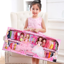 Simulation Hey Barbie doll toy girl suit super big princess gift box for childrens birthday gift items