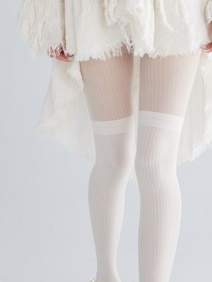 taobao agent Thin socks, high boots, Lolita style