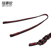 Rissail outdoor flat belt widened outdoor connecting Belt forming wear-resistant loose flat belt rope protection station safety rope