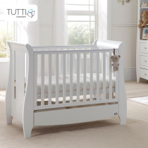  Tutti solid wood crib European baby bed Multi-function newborn bb bed 1 2 meters 1 4 meters large space