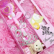Luminous fairy stick rotating gorgeous light music girl magic wand toy little magic fairy princess girl transformer