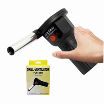 Outdoor barbecue electric blower BBQ Mini Portable fire tool automatic hair dryer camping supplies