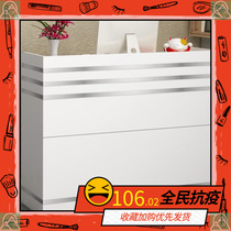 New Chinese Barber Shop Shoe Shop Corner Bar Cashier Counter Restaurant Tea Room Lamp L Type Small Bar Table