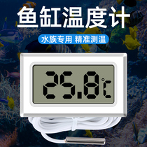 Fish Tank Thermometer High Precision Aquarium Tortoise Tank Electronic Water Thermometer Outside Cylinder Display Patch Special Thermometer