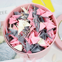 Creative thousand paper cranes gift box Finished handmade origami anniversary Valentines Day Birthday gift for husband boyfriend