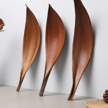 Imported Cocoa Leaf Dried Flower Natural Plant Leaf Photo Props Homestay Model House Desktop Decoration Tray