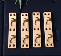 Pure copper bed hanging 5 inch square head bed hinge anti-oxidation thickened invisible bed bolt bed buckle hardware accessories connector