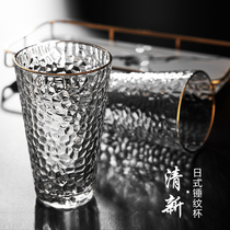 Glass mouthwash Cup household high-value light luxury wind brush Cup simple hammer Cup wash cup hotel couple Cup