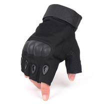 Wolf Stone Outdoor Special Forces Tactical Gloves Protective Fighting Military Fan Supplies Half Finger Inner Gloves Stab-resistant Cut Gloves