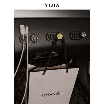 Car adhesive hook data cable storage artifact car interior front table finishing fixed charging wire clamp