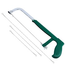 Drawing saw blade Wire saw blade Metal manual saw steel wire tooth woodworking carved multi-faceted Saw Blade hacksaw frame bow 300mm