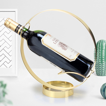 European style creative wine rack ornaments wine rack modern simple wine cabinet decoration display wine rack Household