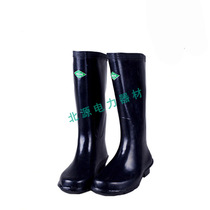 Double an acid and alkali boots thickened wear-resistant chemical water shoes Chemical work protection black shoes Acid and alkali shoes