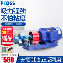 Puss kcb oil pump gear pump motor single phase 220 diesel three-phase 380v high flow high pressure oil self-priming pump