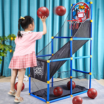 Childrens basketball frame can lift basketball machine Ball games personal toys Household indoor outdoor 6-10 year old boys