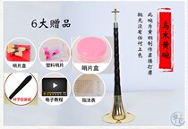 Beginner Mahogany ebony Ebony Suona musical instrument full set D tune into the door Suona ethnic adult size number