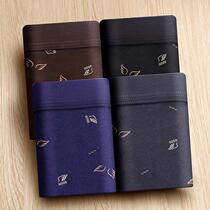 Mens underwear mens boxer cotton mens pants head breathable boys four-corner leggings middle-aged mens underwear shorts