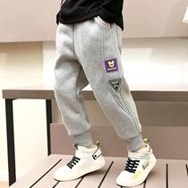 Boy Spring Autumn Cash Pants Sporty Pants 2021 New Kids Casual Pants Trendy Big Kids Autumn Clothing Handsome Pants