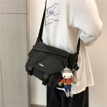 Messenger bag male Japanese shoulder bag functional tooling wind bag student ins tide brand postman street trend shoulder bag male