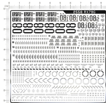 Gundam Model MG Gundam RX-79G] Marine Gundam Metal Stickers(2558)