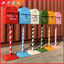 Ili-European Retro Iron Iron Mail Box Course Directive Decoration of the floor decoration of industrial wind photography props