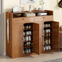 Shoe rack Household door storage dustproof large capacity Simple multi-layer economical foyer shoe cabinet Dormitory shelf