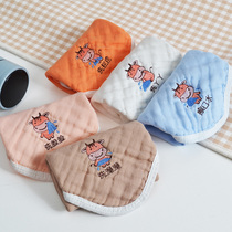 Baby children six layers of cotton gauze small square towel mother and baby supplies baby wipe saliva towel wash face bath wash fart