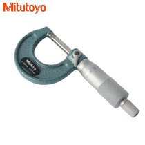 Sanfeng outer diameter micrometer spiral micrometer measuring surface inlaid alloy paint ruler frame 103-137