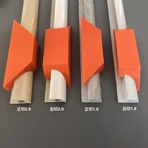 Edge strip 45-degree cutting die diagonal cut by die tile positive angle line locator tangent reverse cut bevel model