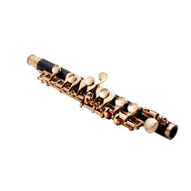 Poetry LADE Black Gold Key C tune Piccolo cloth box send screwdriver wipe cloth wind instrument