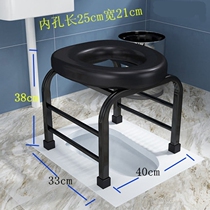 Elderly toilet chair home simple foldable mobile reinforced non-slip adult pregnant women disabled toilet squatting toilet