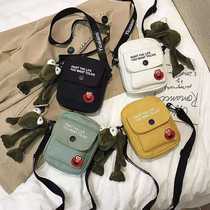 Bag for men and women fashion new net red sails cloth bag pendant Korean version cartoon tide satchel satchel college student small bag