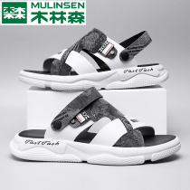 Wood Linson Mens Shoes Summer New Cool Shoes Outwear Trendy Men Casual Sports Driving Beach Cool Slippers Dual Purpose