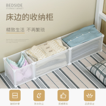 College student dorm artificial bedside stacks on bedside stacks to cover room bedside reception artifacts