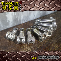 National goods boutique TI-MOUNT titanium alloy bicycle handlebar first tube 25 4 31 8 size complete