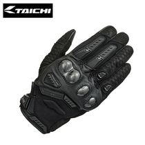 RS TAICHI Japan Carbon Fiber Motorcycle Gloves Locomotive Racing touch-screen Knight Mens anti-fall breathable summer