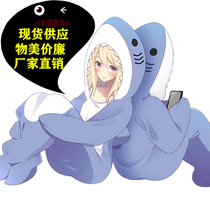Spot Large Shark Sleeping Bag Office Creativity Student Dormitory Home Children Personality Conjoined Sleeping Clothing Tennis red sleeping robe
