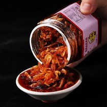 Hunan specialty spicy small river shrimp 280g shrimp sauce River dried shrimp wild ready-to-eat food fish with noodles