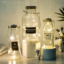 Night Listen Listen Bottle Creative Glass Bottle Drift Bottle Star Crane Bottle Wish Bottle Desktop